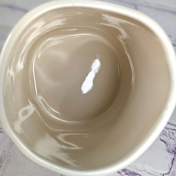 Rae Dunn SUPER STAR Double-Sided White/Red Ceramic Mug - Picture 4 of 7